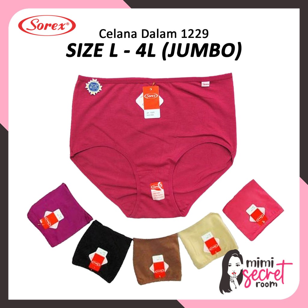 ❤ MIMI ❤ Celana Dalam CD Sorex 1229 Soft and Comfot L-XXXL