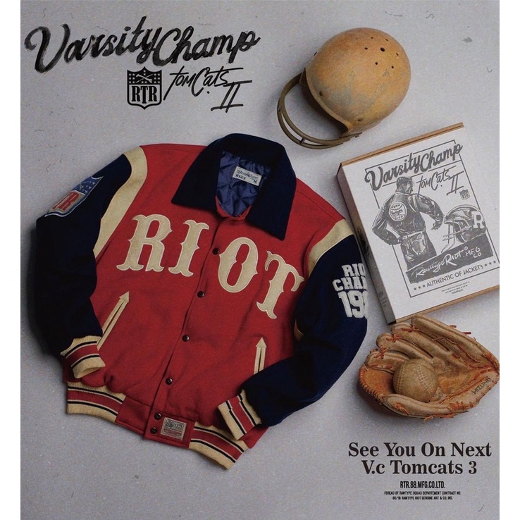 VARSITY CHAMP TOMCAT 2 RAWTYPE RIOT