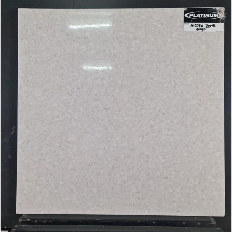 keramik 40x40 lantai glossy terazzo platinum ancora bone