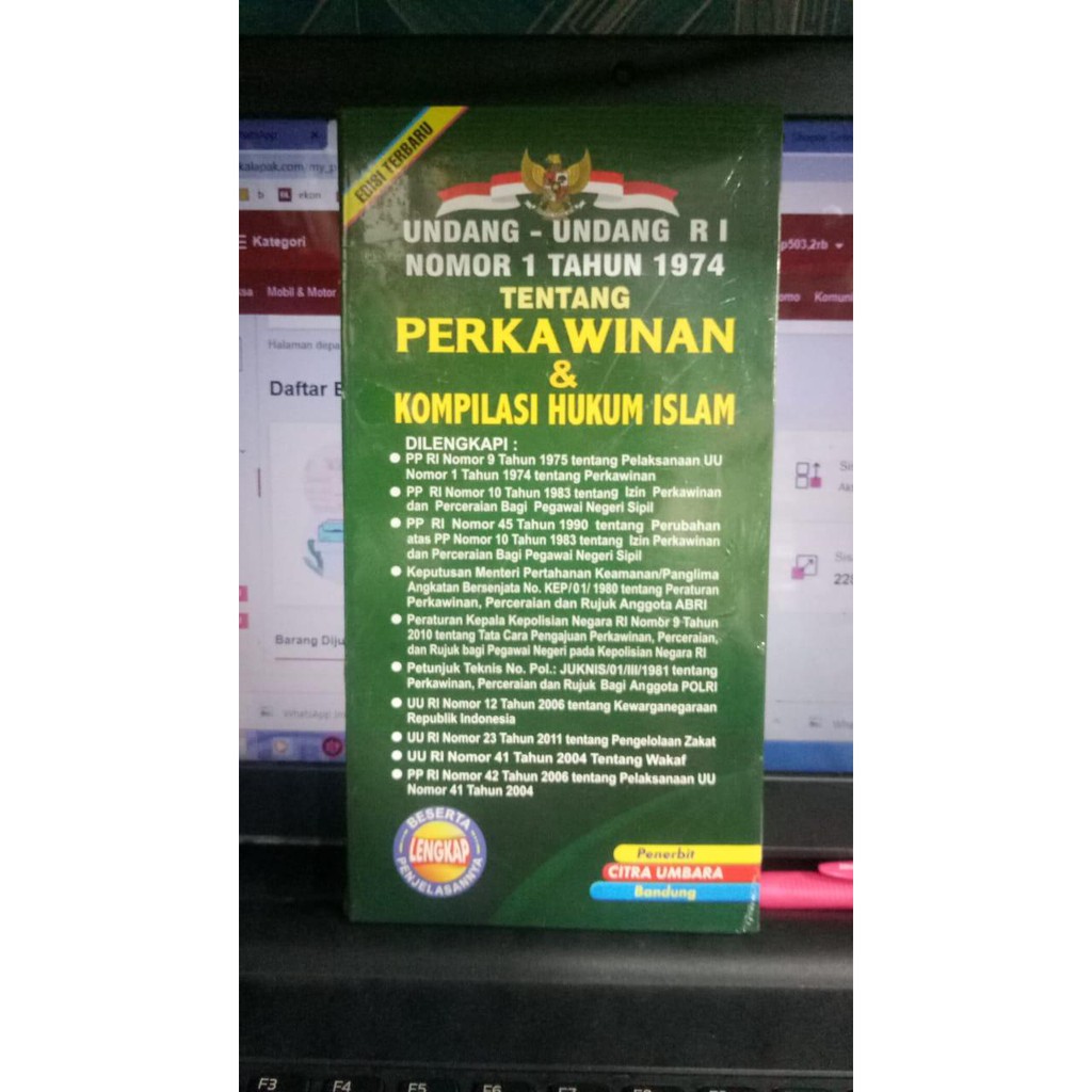 Buku UU RI nomor 1 Tahun 1974 Tentang Perkawinan dan Kompilasi Hukum Islam-2