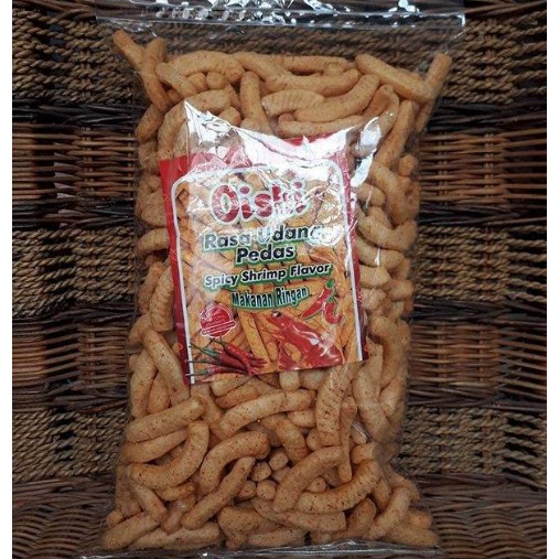 

OISHI UDANG PEDAS REPACKING 225GRAM SNACK INDOFOOD ORIGINAL
