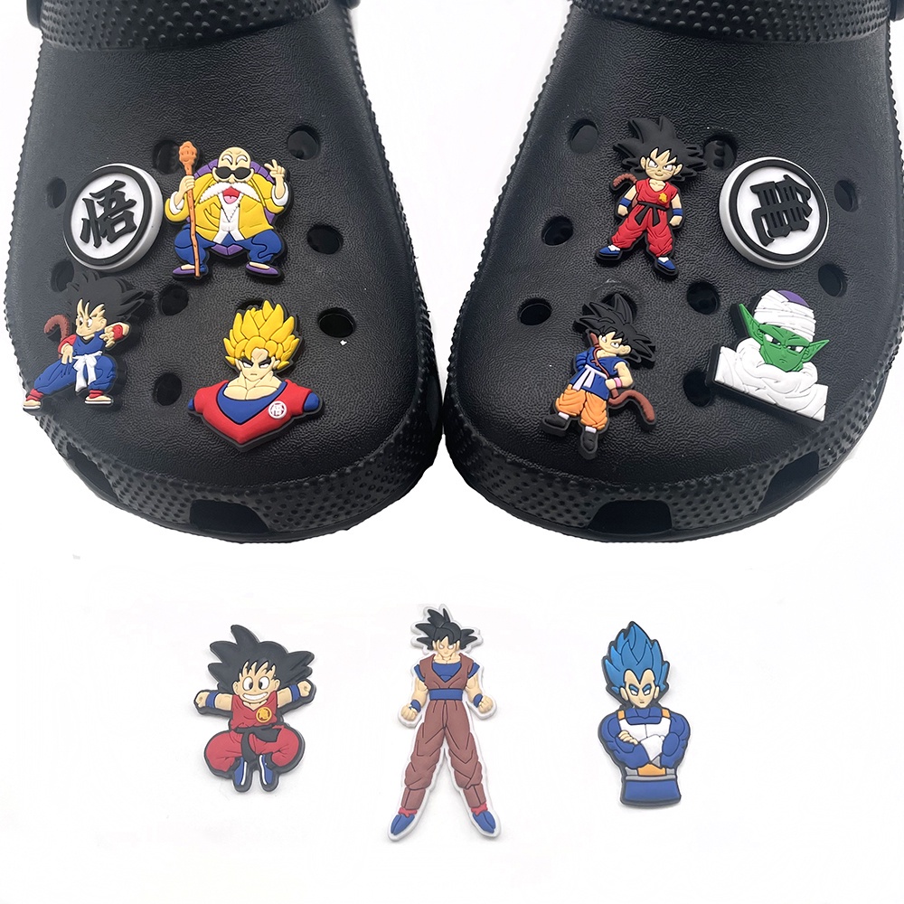 jibbitz crocs Aksesoris Sepatu Desain Anime dragon ball Untuk Anak Dan Dewasa