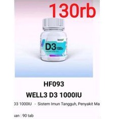 CNI Well3 Vitamin D3 1000mg