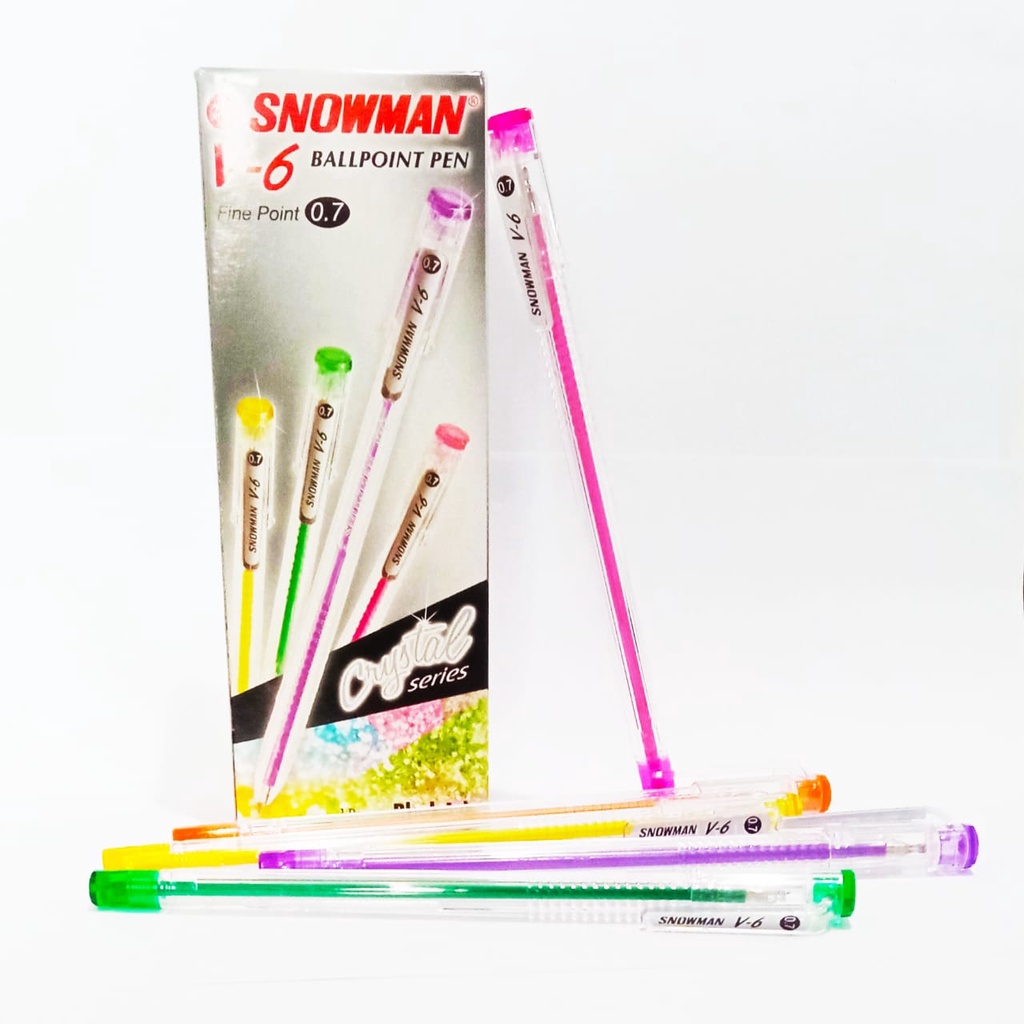 

Ballpoin Pen V-6 Semi Gel Snowman
