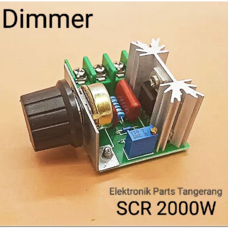 DIMMER SCR 2000W REGULATOR VOLTAGE 220V AC MOTOR GURINDA BOR DIMMER 220V DIMMER SCR 220V DIMMER BOR 