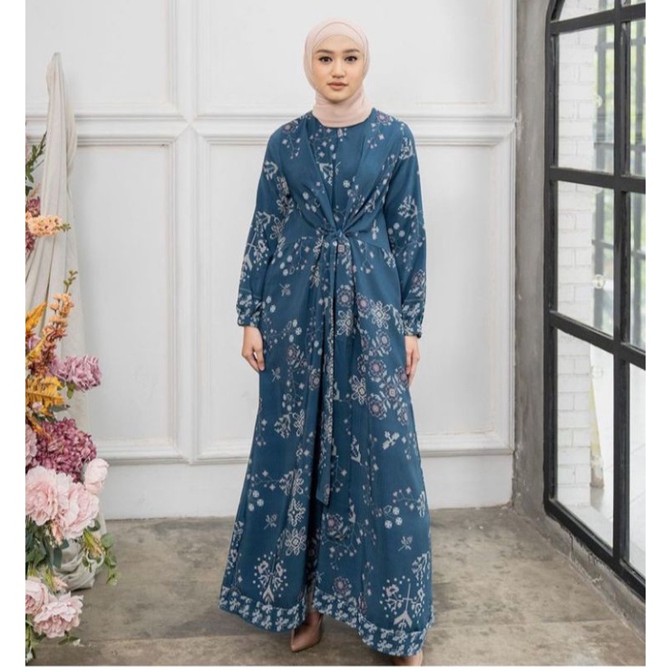 dahayu dress navy by geulis.id