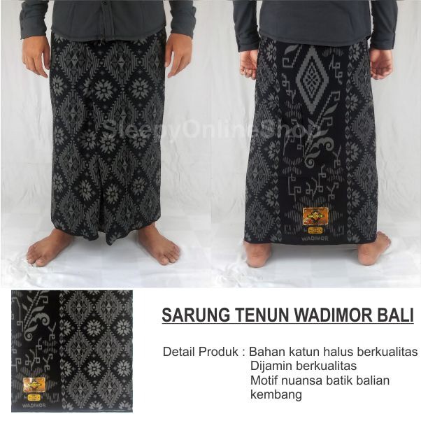 Sarung Wadimor Bali Motif Kembang Balian