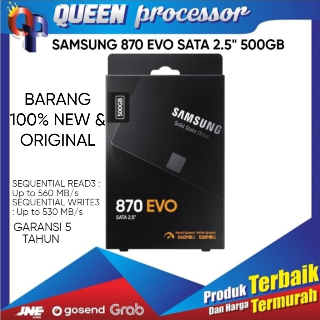SAMSUNG 870 EVO SATA 2.5" 500 GB V-NAND SSD