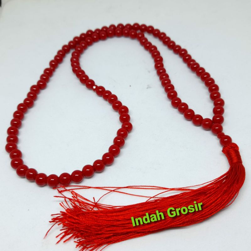 TASBIH BATU MARJAN ORIGINAL 6MM 99BUTIR