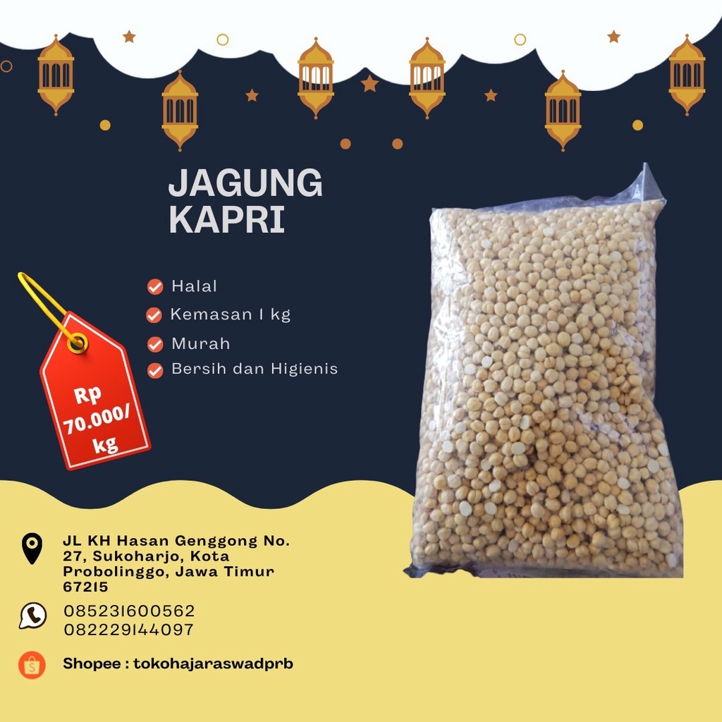 

[OLEH-OLEH HAJI] JAGUNG KAPRI KHAS ARAB