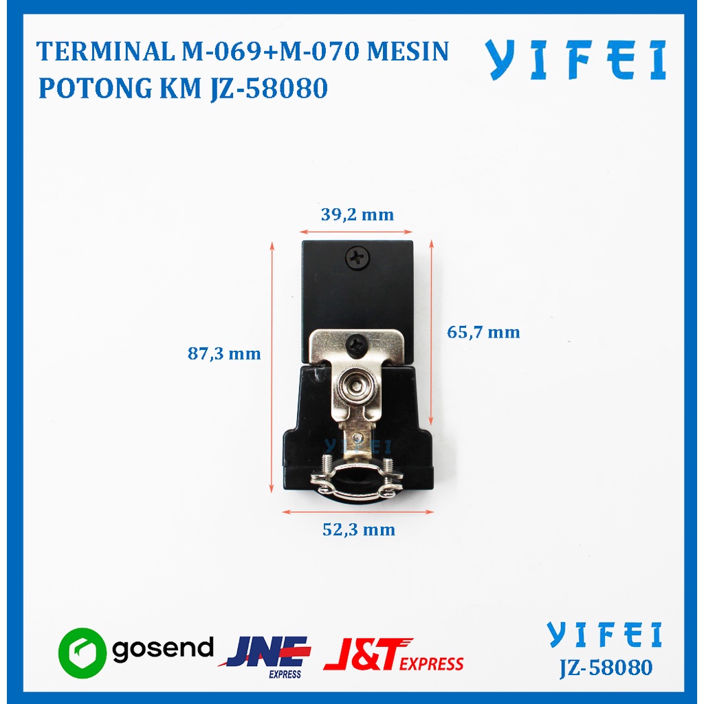 STEKER KM M-069/TERMINAL M-069+M-070 MESIN POTONG KM KS AU YIFEI-58080