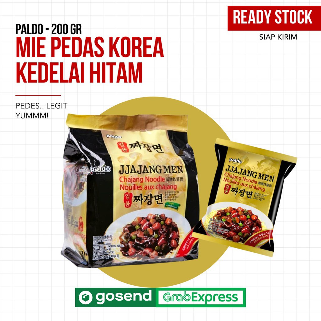 Paldo JJajang Men ( Rasa Kedelai Hitam ) 200g - HALAL