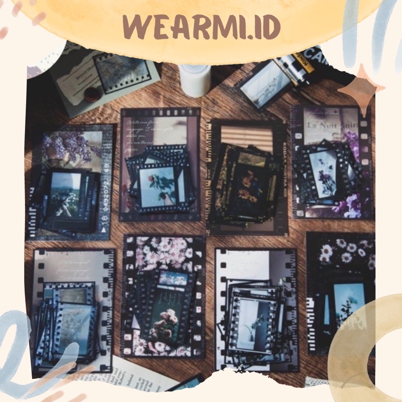 

30 Lembar / Set Stiker Pack Pet 8 Desain Seri Waktu Untuk Dekorasi Scrapbooking sticker DIY - sp134