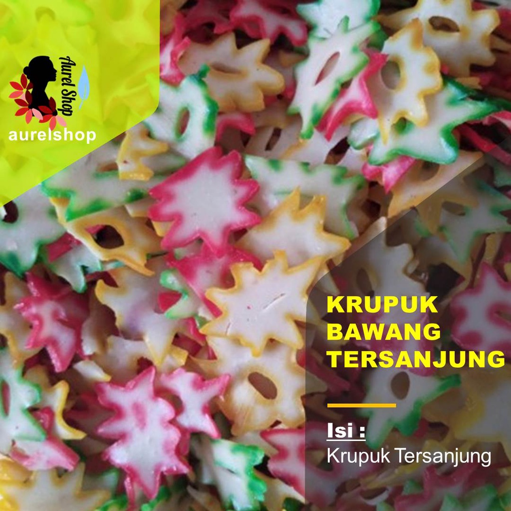 

Krupuk Kerupuk Bawang Bunga Tersanjung 1 kg