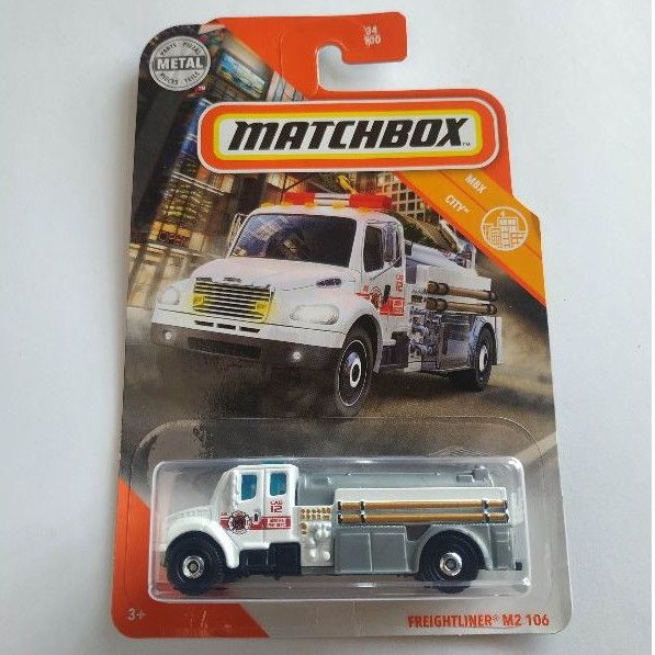 matchbox freightliner m2 106 putih