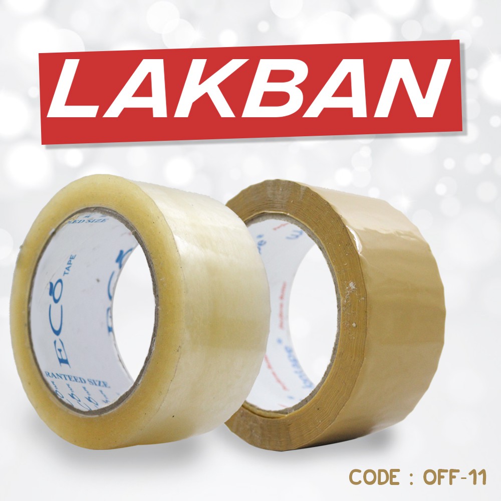 LAKBAN TAPE COKLAT &amp; BENING 100 YARD ALAT PEREKAT - OFF-11