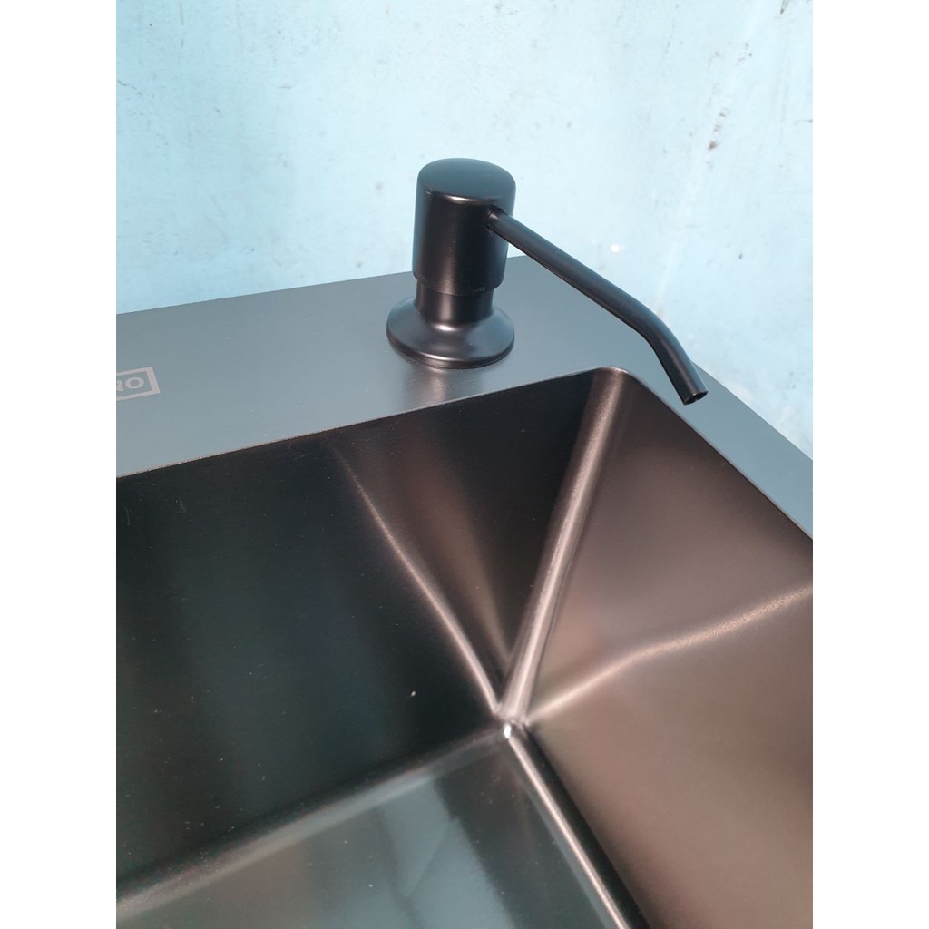 tempat sabun tanam sink wastafel black /hitam