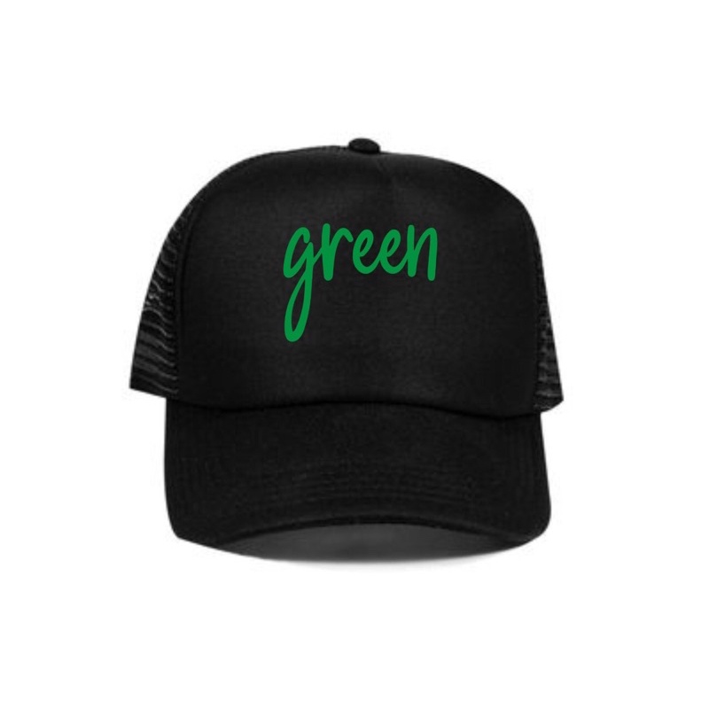 Topi Trucker green