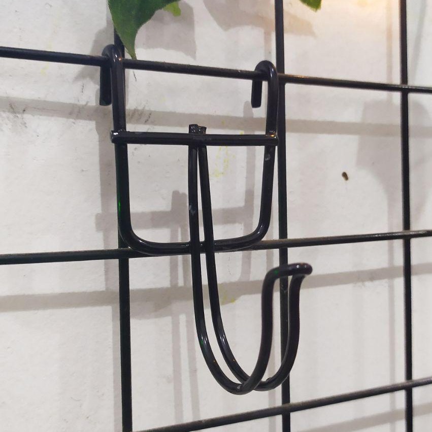 Cantolan Besi Bentuk U - Gantungan Besi Hook - Hiasan Pengait Gantungan Dinding Mesh Wire Grid