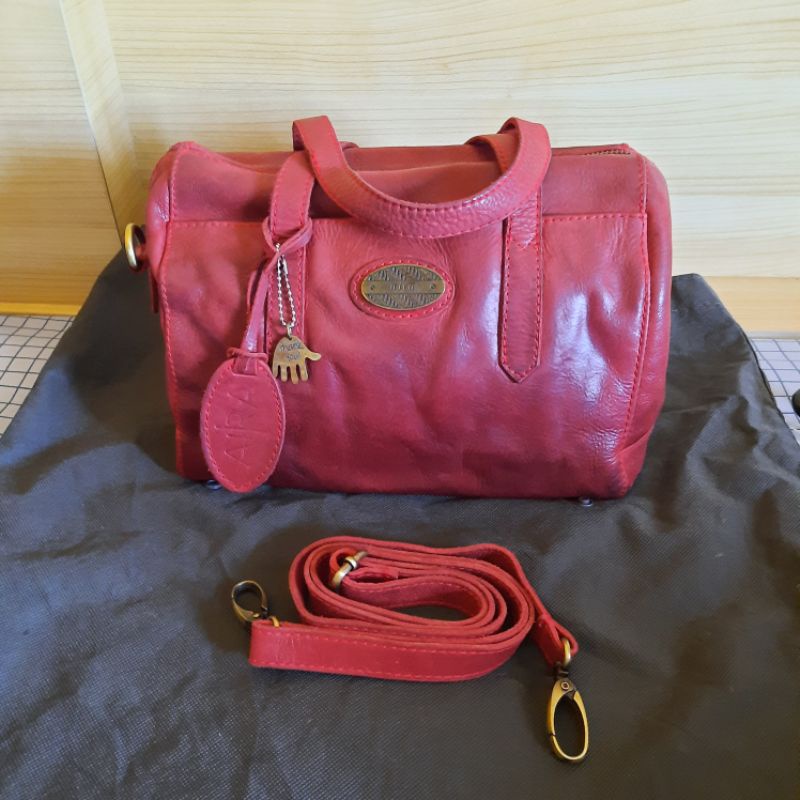 AIRA BAG MENUR TAS KULIT SAPI ASLI PRELOVED SECOND BEKAS KOLPRI