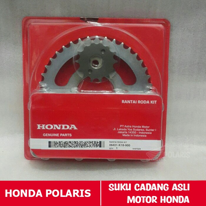 Gear Set Rantai Roda Kit Drive Chain Kit Verza 150 06401K18900