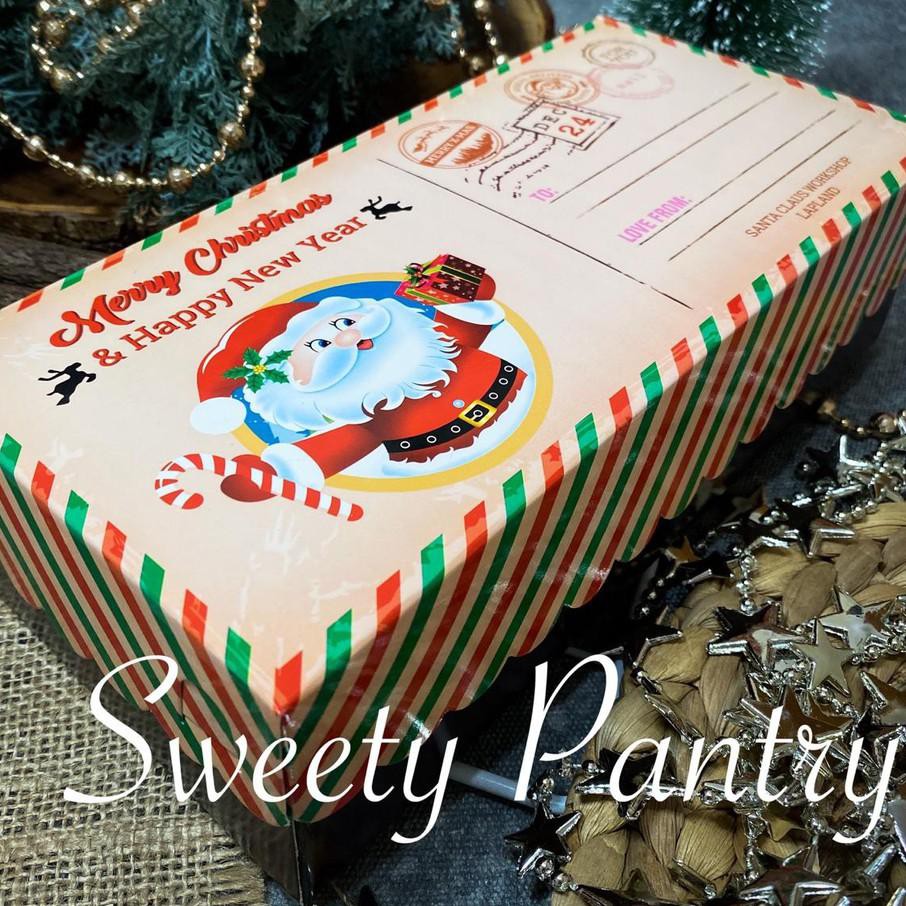 DF3⁂ CB natal 251208 Mail dus kue brownies / box bolu gulung 25x12x8cm Mail Bagus Dipakai