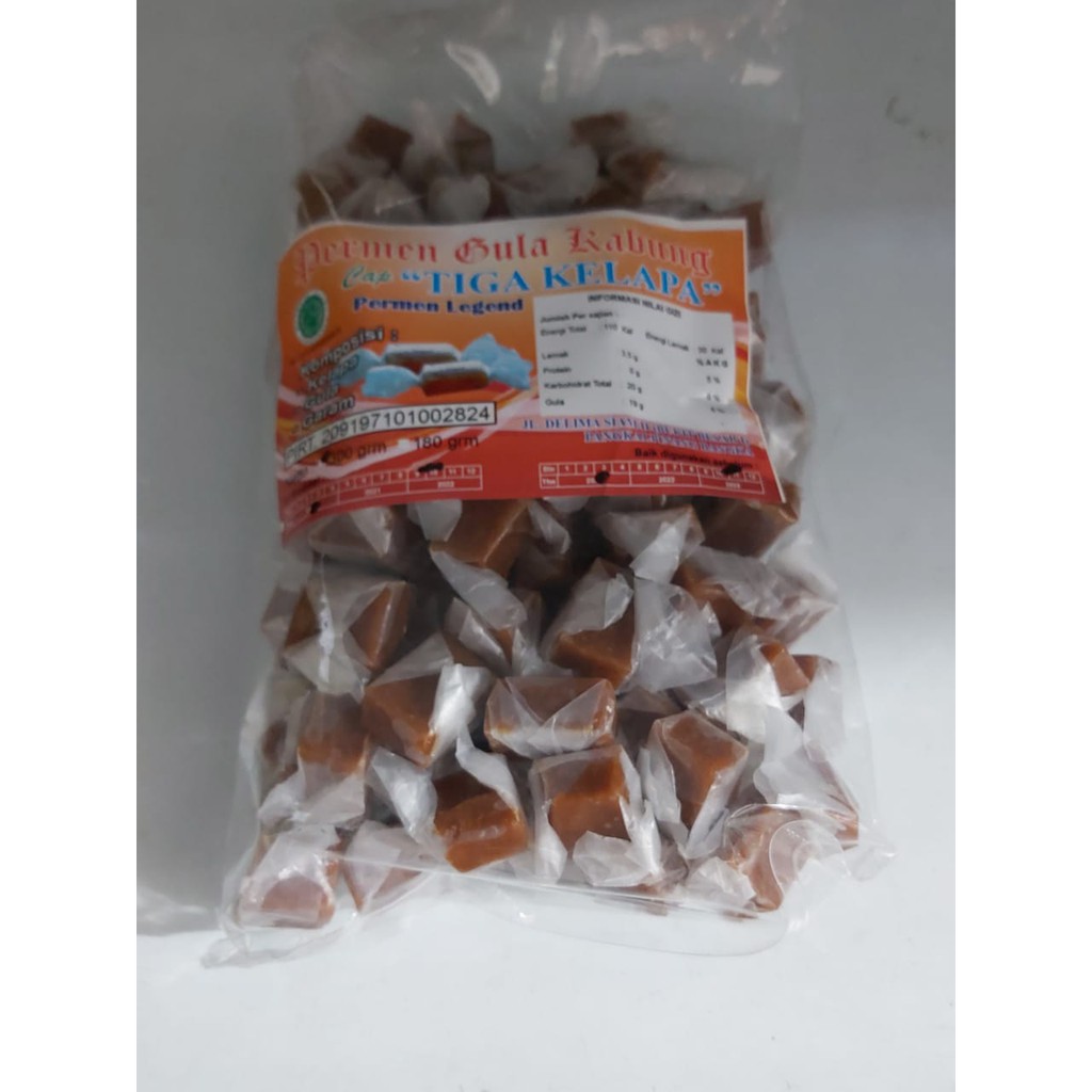 

Permen - Permen Gula Merah Bangka - Permen Gule Kabung Bangka 300gr