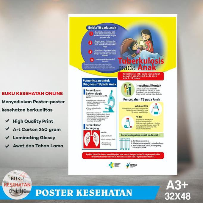 

Poster Kesehatan TUBERKULOSIS PADA ANAK - LAMINATING GLOSSY TERPERCAYA