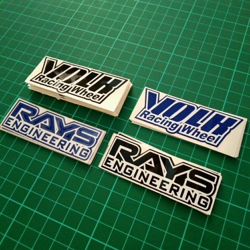 stiker cutting Volk Rays TE37