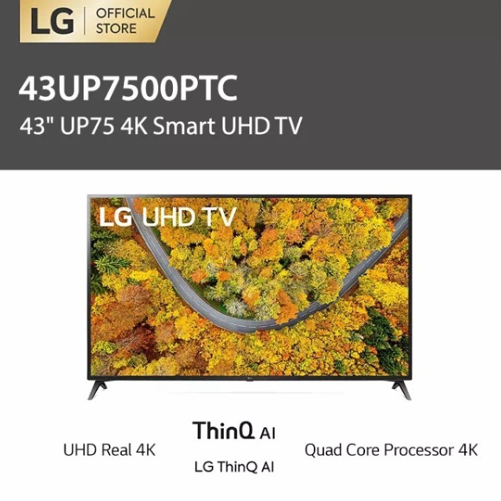 LED TV LG 43UP7500 SMART TV UHD 4K HDR 43UP7500PTC