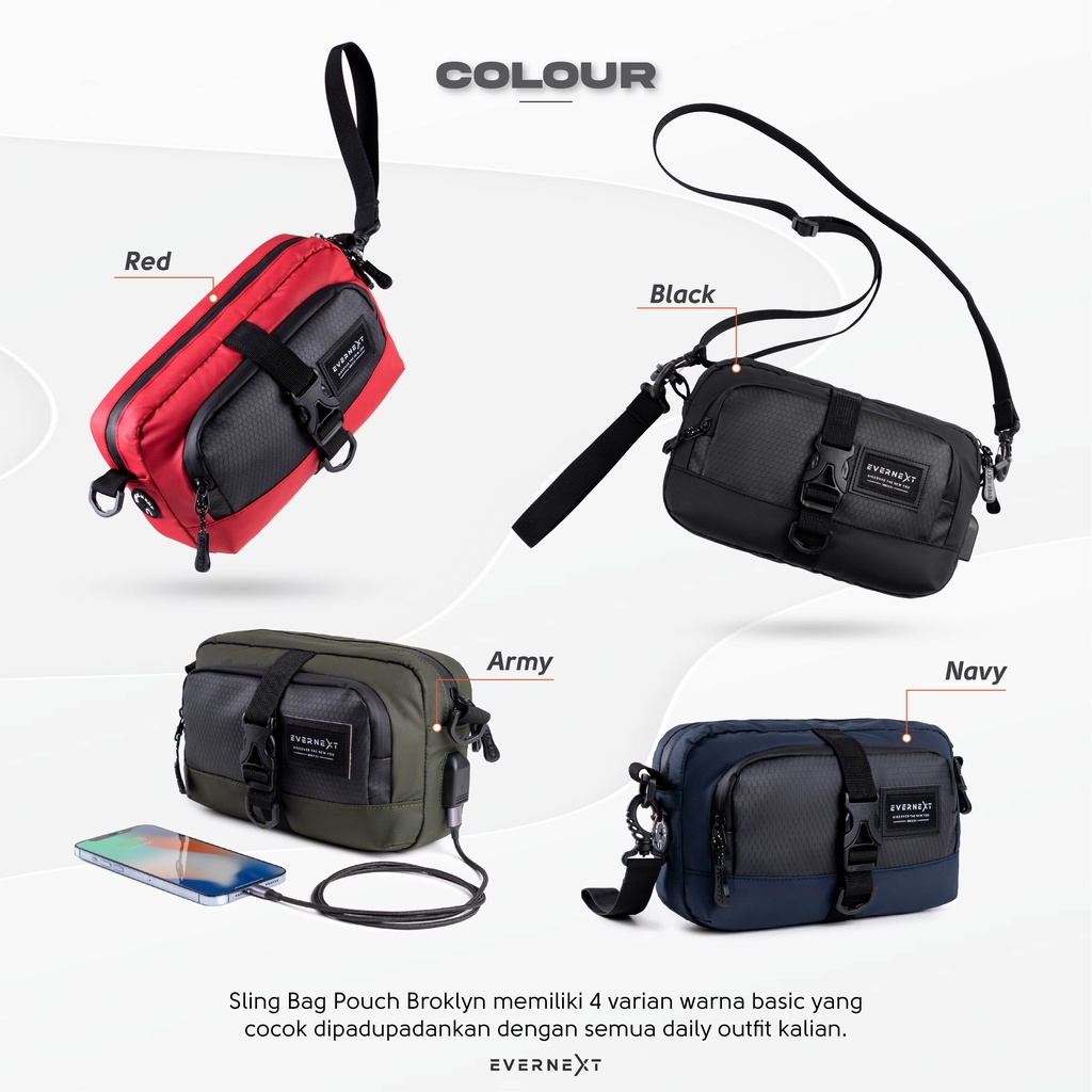 Tas Slingbag Selempang Pria Tas Slempang Bau Waterproof Anti Air Pria Cowok Distro Tas Sling Bag Bahu Salempang Slempang Distro Pria Cowok Cowo Keren Kekinian Pouch Bag Tas Tangan Waterproof Anti AIr Pria Cowok