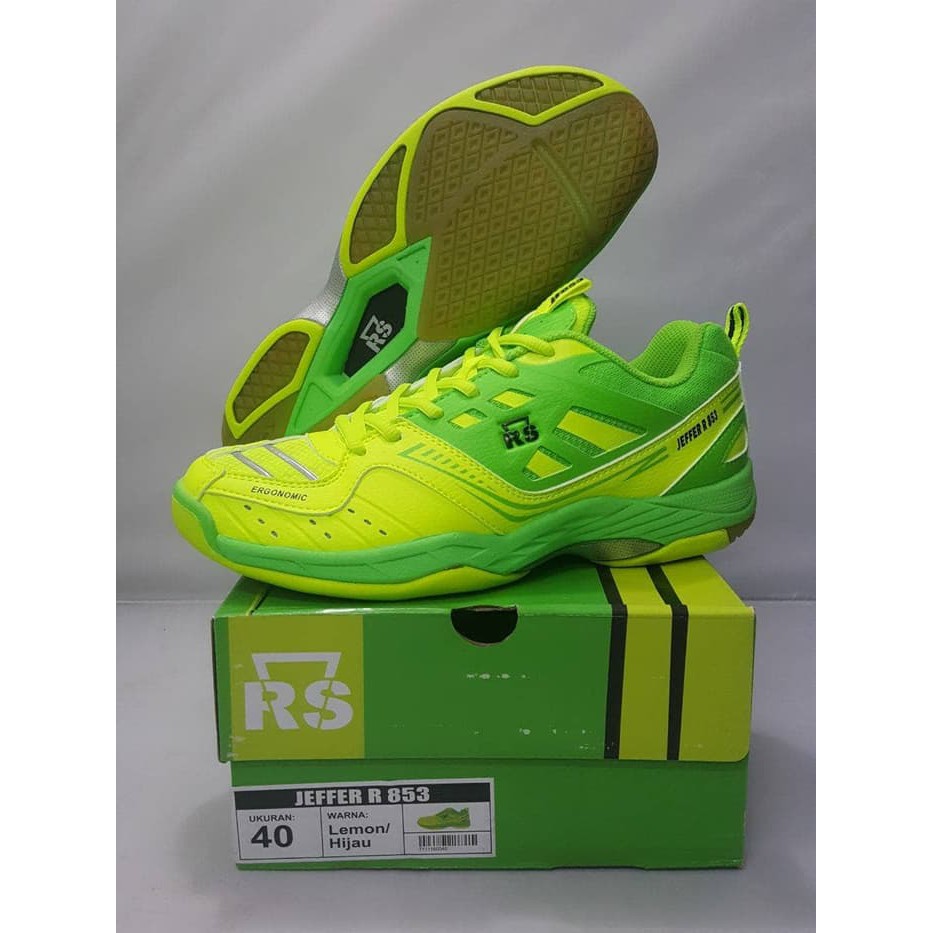Original RS Jeffer R 853 Sepatu Badminton