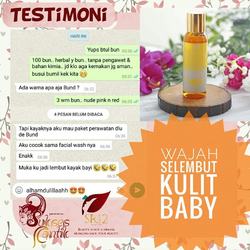 FACIAL WASH BULUS SR12 TERAMPUH..!!! SABUN PENCERAH Wajah AMAN BPOM TERLARIS