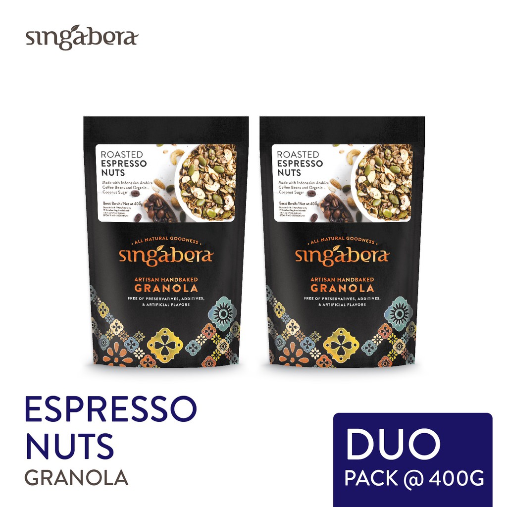 

[Promo] Singabera Granola / Roasted Espresso Nuts (Kopi & Kacang)