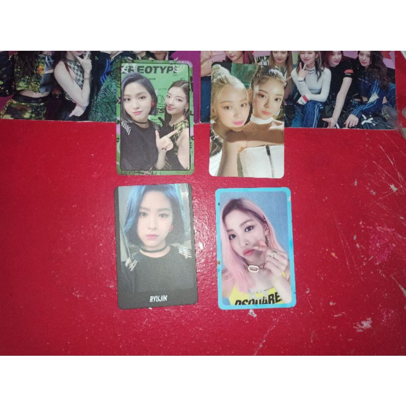 official photocard ryujin icy, blackborder,ryulia