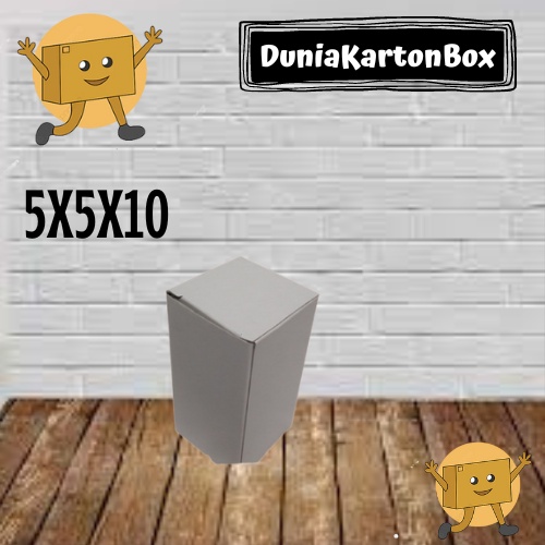 

{Minimal Order 15 pc} Kardus Kemasan/ Kardus Packaging/Box Duplex 270 gram uk.5x5x10cm