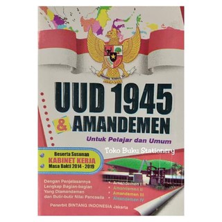 IREADYl Buku UUD 1945 Amandemen Lengkap Buku Undang IREADYl Buku UUD 1945 Amandemen Lengkap Buku Undang
