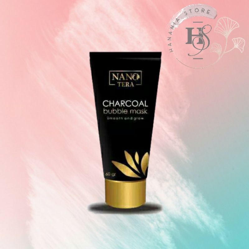 Charcoal Bubble Mask Nanotera / Masker Wajah Nanotera