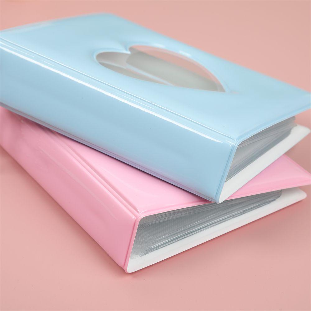 SOLIGHTER Idol Picture Storage Case Colorful Storage Book Photo Albums For 3 Inch Home Decor Mini Portable Cards Collection Photocard Holder/Multicolor