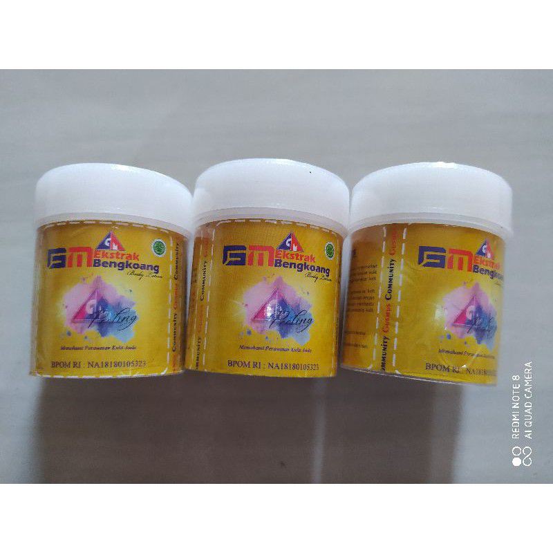 Gm feeling / krim alami / pemutih wajah / pemutih tubuh / estrak bengkoang