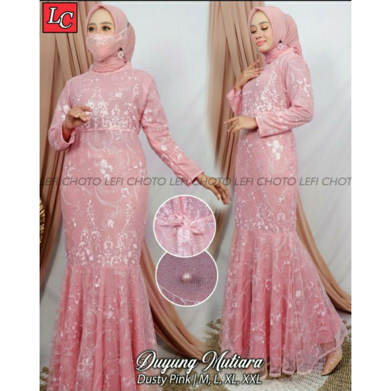 Duyung Lefi Choto / Kebaya Modern Original Terbaru / Gamis Pesta Duyung Kondangan / Wisuda