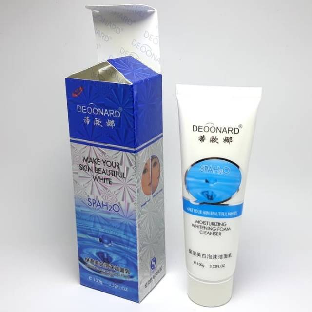 FACIAL FOAM DEONARD BIRU ORYGINAL