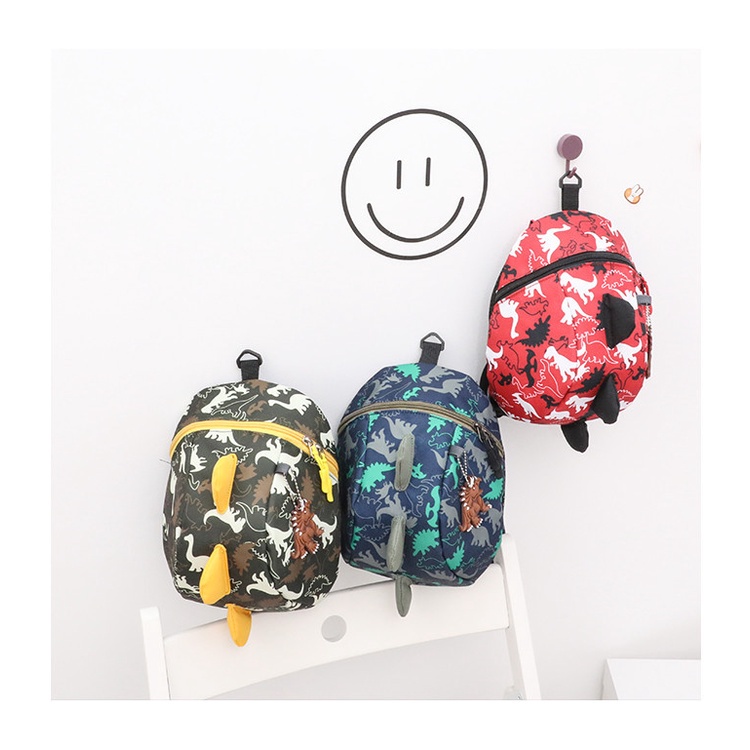 TweedyToys - Dinosaur Pattern Bag / Tas Ransel Anak / Tas Anak Import