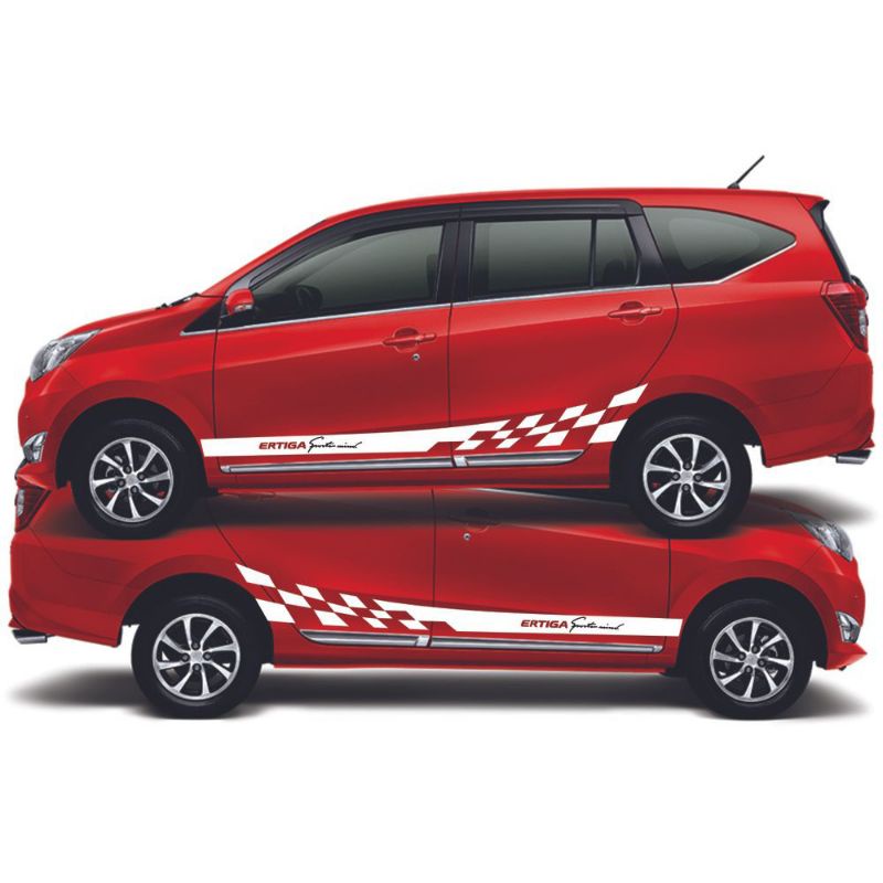 stiker mobil sigra stiker body samping mobil terkeren