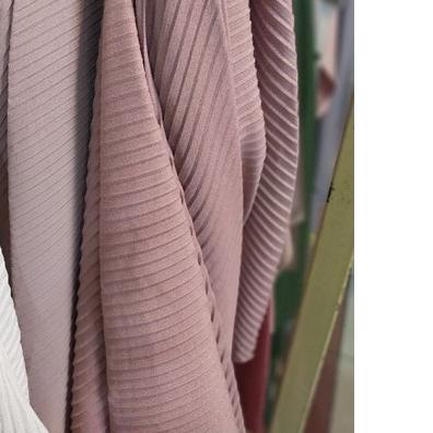➻ Kain Plisket Moscrepe Premium / Bahan Kain Krudung/Gamis/Dress Harga 1/2 Meteran ◊