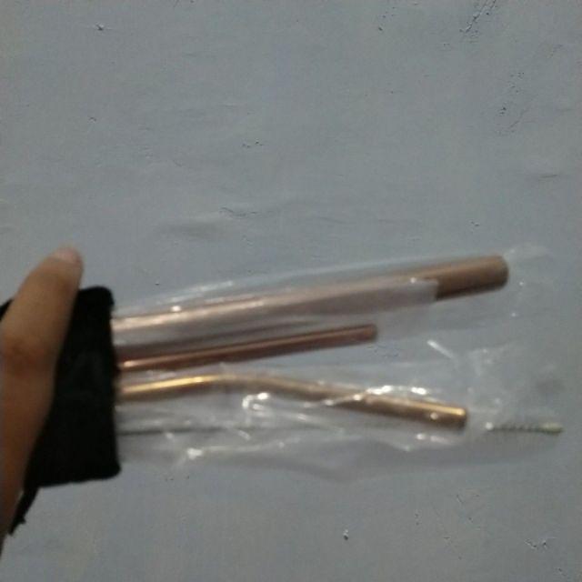 Sedotan Stainless Steel 5in1