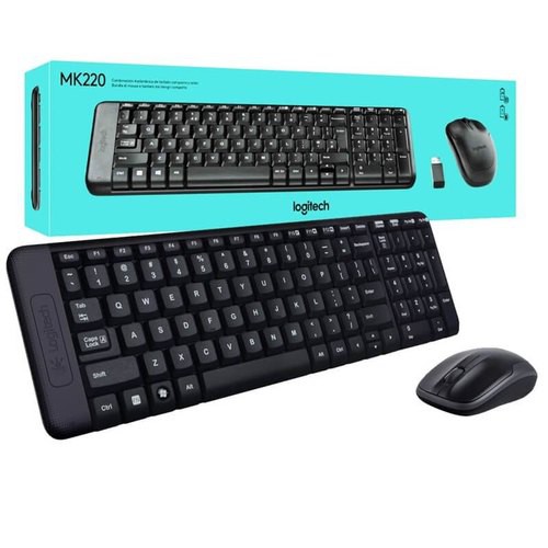 Logitech MK 220 Wireless Keyboard &amp; Mouse Combo