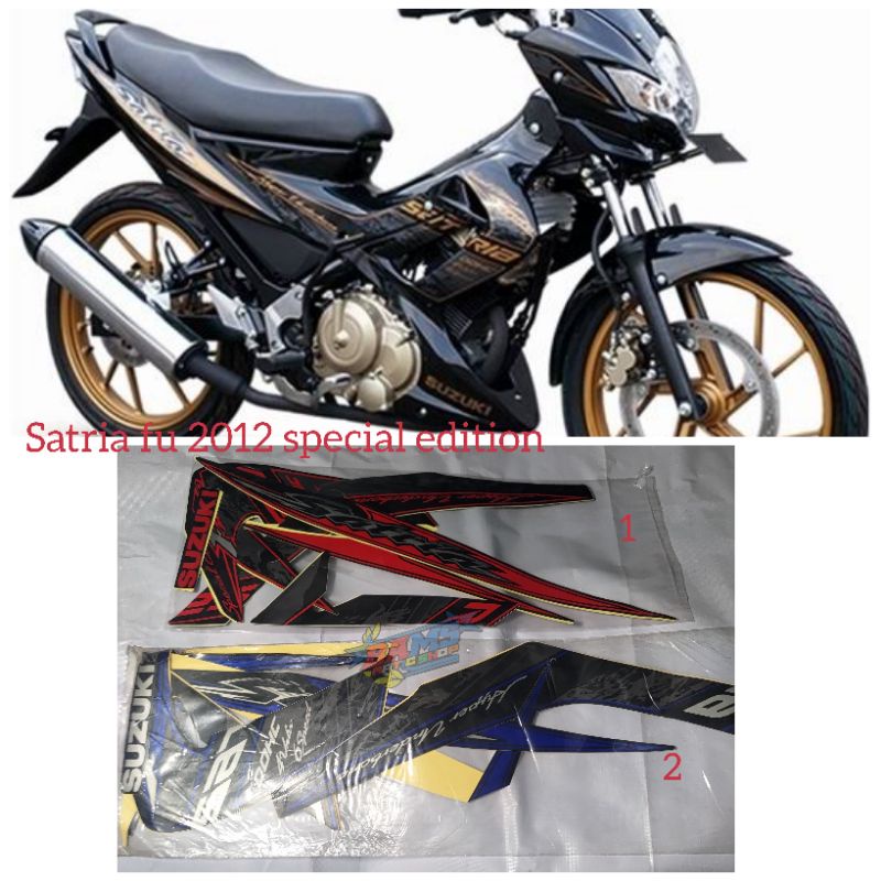 striping list stiker Satria Fu 2012 special edition
