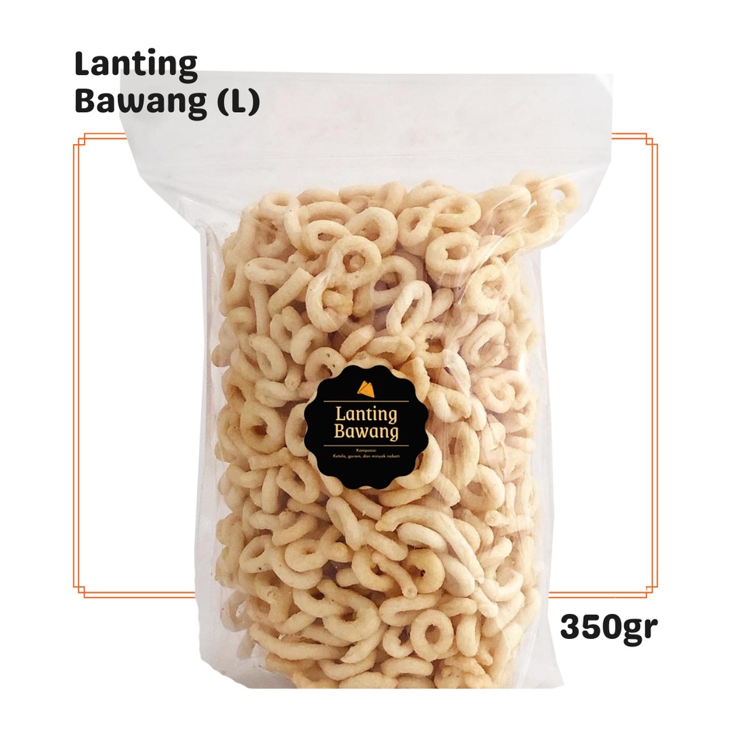 

Lanting Bawang (L) 350gr / Snack Cemilan / Makanan Ringan Asin Camilan Jadul