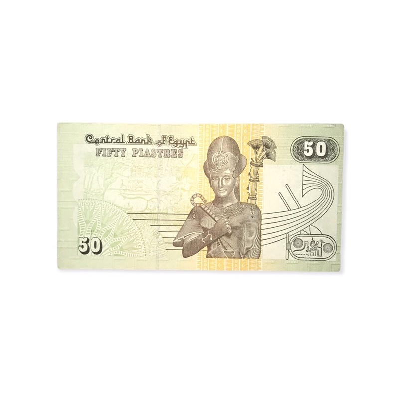 UANG ASING KERTAS 50 PIASTRES EGYPT MESIR